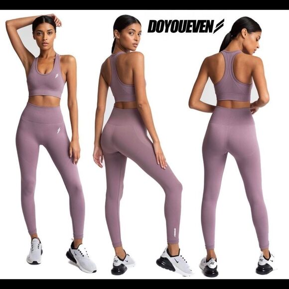 DOYOUEVEN HYPERFLEX SEAMLESS LEGGINGS - MAUVE - Picture 1 of 16